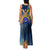 United States Virgin Islands Family Matching Tank Maxi Dress and Hawaiian Shirt with Blue Yellow Government Seal Design and Bald Eagle - Wonder Print Shop