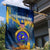 United States Virgin Islands Garden Flag with Blue Yellow Government Seal Design and Bald Eagle - Wonder Print Shop