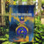 United States Virgin Islands Garden Flag with Blue Yellow Government Seal Design and Bald Eagle - Wonder Print Shop