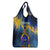 United States Virgin Islands Grocery Bag with Blue Yellow Government Seal Design and Bald Eagle - Wonder Print Shop