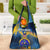 United States Virgin Islands Grocery Bag with Blue Yellow Government Seal Design and Bald Eagle - Wonder Print Shop