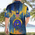 United States Virgin Islands Hawaiian Shirt with Blue Yellow Government Seal Design and Bald Eagle - Wonder Print Shop