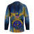 United States Virgin Islands Hockey Jersey with Blue Yellow Government Seal Design and Bald Eagle - Wonder Print Shop