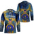 United States Virgin Islands Hockey Jersey with Blue Yellow Government Seal Design and Bald Eagle - Wonder Print Shop