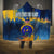 United States Virgin Islands Hooded Blanket with Blue Yellow Government Seal Design and Bald Eagle - Wonder Print Shop