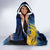 United States Virgin Islands Hooded Blanket with Blue Yellow Government Seal Design and Bald Eagle - Wonder Print Shop
