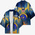 United States Virgin Islands Kimono with Blue Yellow Government Seal Design and Bald Eagle - Wonder Print Shop