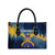 United States Virgin Islands Leather Bag with Blue Yellow Government Seal Design and Bald Eagle - Wonder Print Shop