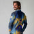 United States Virgin Islands Long Sleeve Polo Shirt with Blue Yellow Government Seal Design and Bald Eagle - Wonder Print Shop