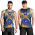 United States Virgin Islands Men Tank Top with Blue Yellow Government Seal Design and Bald Eagle - Wonder Print Shop