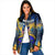 United States Virgin Islands Padded Jacket with Blue Yellow Government Seal Design and Bald Eagle - Wonder Print Shop