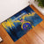 United States Virgin Islands Rubber Doormat with Blue Yellow Government Seal Design and Bald Eagle - Wonder Print Shop