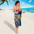 United States Virgin Islands Sarong with Blue Yellow Government Seal Design and Bald Eagle - Wonder Print Shop