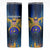 United States Virgin Islands Skinny Tumbler with Blue Yellow Government Seal Design and Bald Eagle - Wonder Print Shop