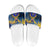 United States Virgin Islands Slide Sandals with Blue Yellow Government Seal Design and Bald Eagle - Wonder Print Shop