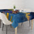 United States Virgin Islands Tablecloth with Blue Yellow Government Seal Design and Bald Eagle - Wonder Print Shop