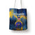United States Virgin Islands Tote Bag with Blue Yellow Government Seal Design and Bald Eagle - Wonder Print Shop