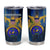 United States Virgin Islands Tumbler Cup with Blue Yellow Government Seal Design and Bald Eagle - Wonder Print Shop