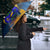United States Virgin Islands Umbrella with Blue Yellow Government Seal Design and Bald Eagle - Wonder Print Shop