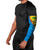 United States Virgin Islands Arm Sleeves with Blue Yellow Wave Design and Island Map Bird - Wonder Print Shop