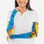 United States Virgin Islands Arm Sleeves with Blue Yellow Wave Design and Island Map Bird - Wonder Print Shop