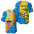 United States Virgin Islands Baseball Jersey with Blue Yellow Wave Design and Island Map Bird - Wonder Print Shop