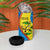 United States Virgin Islands 4 in 1 Can Cooler Tumbler with Blue Yellow Wave Design and Island Map Bird - Wonder Print Shop