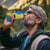 United States Virgin Islands 4 in 1 Can Cooler Tumbler with Blue Yellow Wave Design and Island Map Bird - Wonder Print Shop