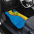 United States Virgin Islands Car Mats with Blue Yellow Wave Design and Island Map Bird - Wonder Print Shop
