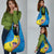 United States Virgin Islands Grocery Bag with Blue Yellow Wave Design and Island Map Bird - Wonder Print Shop