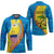 United States Virgin Islands Hockey Jersey with Blue Yellow Wave Design and Island Map Bird - Wonder Print Shop
