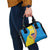 United States Virgin Islands Shoulder Handbag with Blue Yellow Wave Design and Island Map Bird - Wonder Print Shop