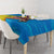 United States Virgin Islands Tablecloth with Blue Yellow Wave Design and Island Map Bird - Wonder Print Shop