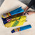 United States Virgin Islands Umbrella with Blue Yellow Wave Design and Island Map Bird - Wonder Print Shop