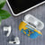 United States Virgin Islands AirPods Case with Blue Yellow Ocean Design and Eagle Map Pattern - Wonder Print Shop