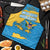 United States Virgin Islands Apron with Blue Yellow Ocean Design and Eagle Map Pattern - Wonder Print Shop