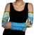 United States Virgin Islands Arm Sleeves with Blue Yellow Ocean Design and Eagle Map Pattern - Wonder Print Shop