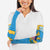 United States Virgin Islands Arm Sleeves with Blue Yellow Ocean Design and Eagle Map Pattern - Wonder Print Shop