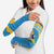 United States Virgin Islands Arm Sleeves with Blue Yellow Ocean Design and Eagle Map Pattern - Wonder Print Shop