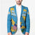 United States Virgin Islands Blazer with Blue Yellow Ocean Design and Eagle Map Pattern - Wonder Print Shop