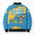 United States Virgin Islands Bomber Puffer Jacket with Blue Yellow Ocean Design and Eagle Map Pattern - Wonder Print Shop