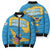 United States Virgin Islands Bomber Puffer Jacket with Blue Yellow Ocean Design and Eagle Map Pattern - Wonder Print Shop