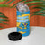 United States Virgin Islands 4 in 1 Can Cooler Tumbler with Blue Yellow Ocean Design and Eagle Map Pattern - Wonder Print Shop