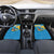 United States Virgin Islands Car Mats with Blue Yellow Ocean Design and Eagle Map Pattern - Wonder Print Shop