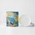United States Virgin Islands Ceramic Mug with Blue Yellow Ocean Design and Eagle Map Pattern - Wonder Print Shop