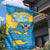 United States Virgin Islands Garden Flag with Blue Yellow Ocean Design and Eagle Map Pattern - Wonder Print Shop