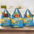 United States Virgin Islands Grocery Bag with Blue Yellow Ocean Design and Eagle Map Pattern - Wonder Print Shop