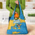 United States Virgin Islands Grocery Bag with Blue Yellow Ocean Design and Eagle Map Pattern - Wonder Print Shop