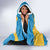 United States Virgin Islands Hooded Blanket with Blue Yellow Ocean Design and Eagle Map Pattern - Wonder Print Shop