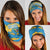 United States Virgin Islands Neck Gaiter with Blue Yellow Ocean Design and Eagle Map Pattern - Wonder Print Shop